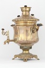 Самовар-ваза гранная с накладным медальоном