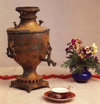 Vase-shaped samovar "Scythos". Early 19th cent.