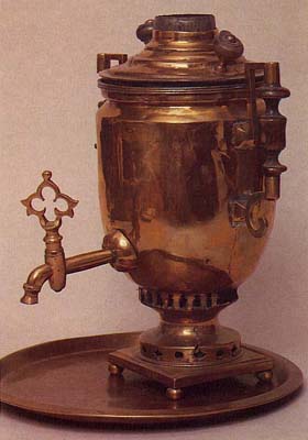 Samovar in empire-style. Early 19th cent.