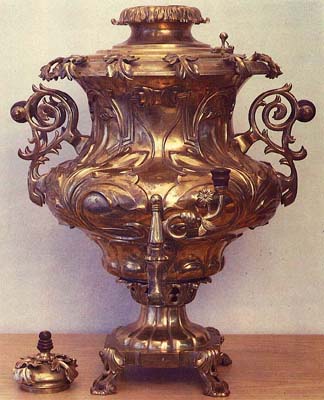 Самовар "Флорентийская ваза". Вторая половина XIX века.