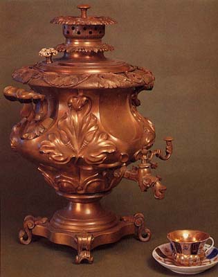 Самовар "Флорентийская ваза" 1870 год.