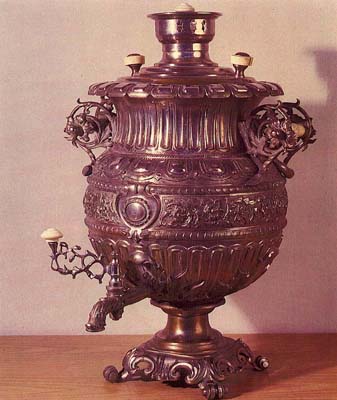 Vase-shaped samovar "Renascence". Late 19th-early 20th cent.