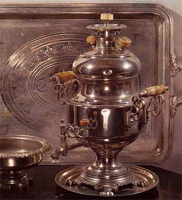 Vase-shaped samovar "Egyptian". The 1910's.