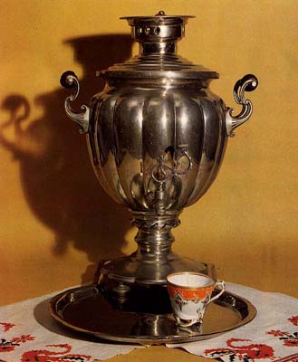 Vase-shaped samovar. The 1920's.